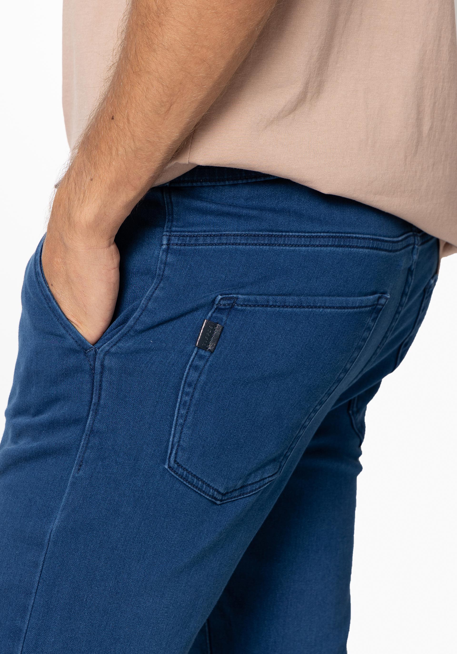 Calções Indigo Knit Slim Fit