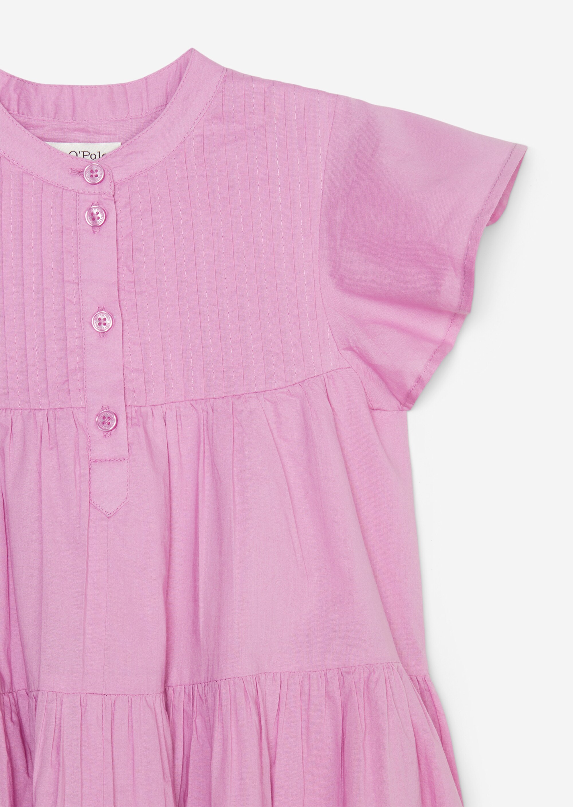 KIDS-GIRLS Stufenkleid aus reiner Baumwolle
