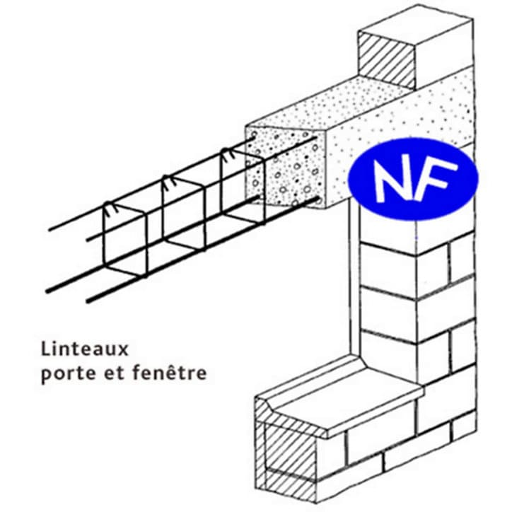 Chainage carré ch12 15x15 3m quadrangulaire