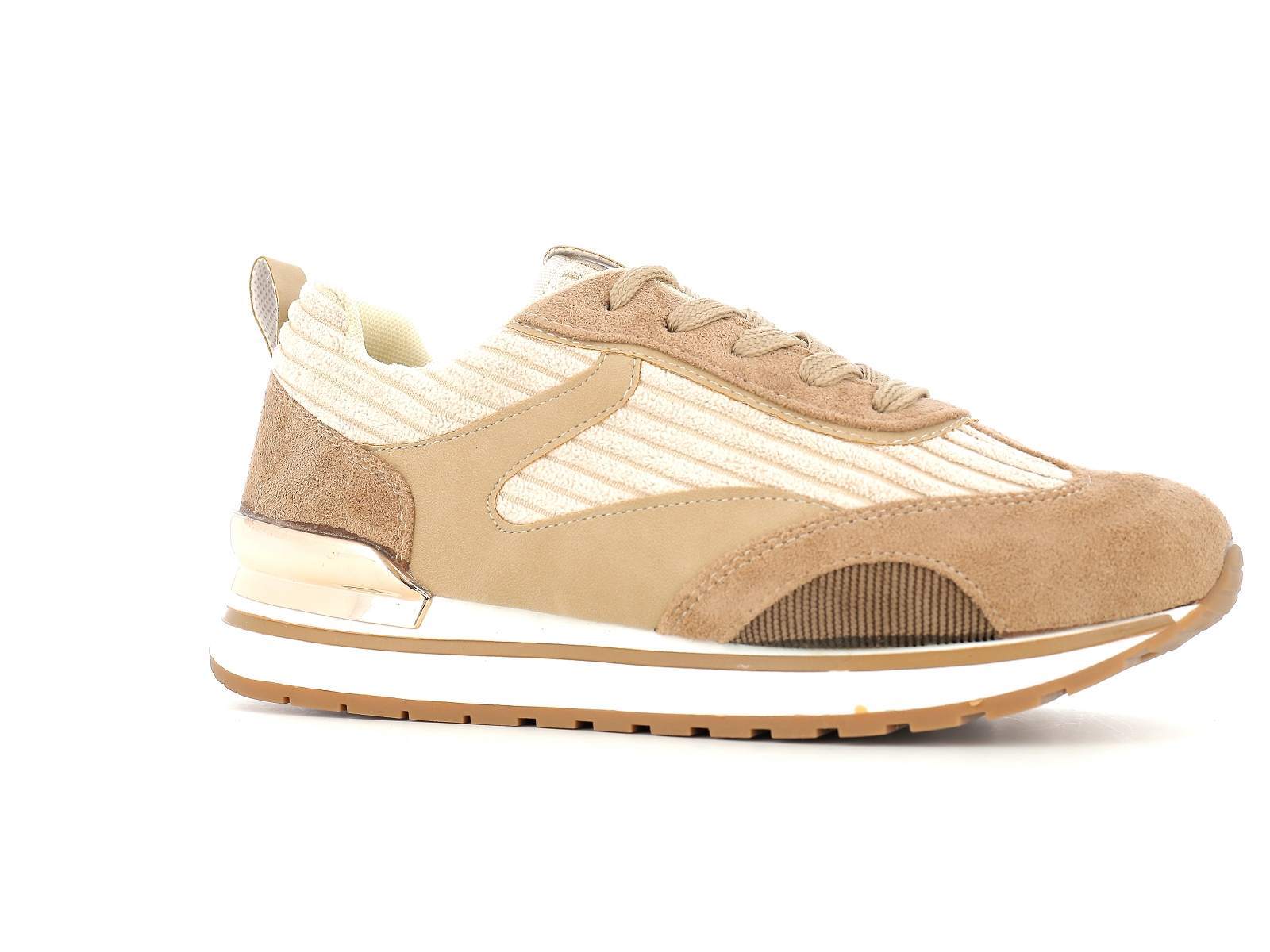 F brand-B851340 Synthétique Marron Beige