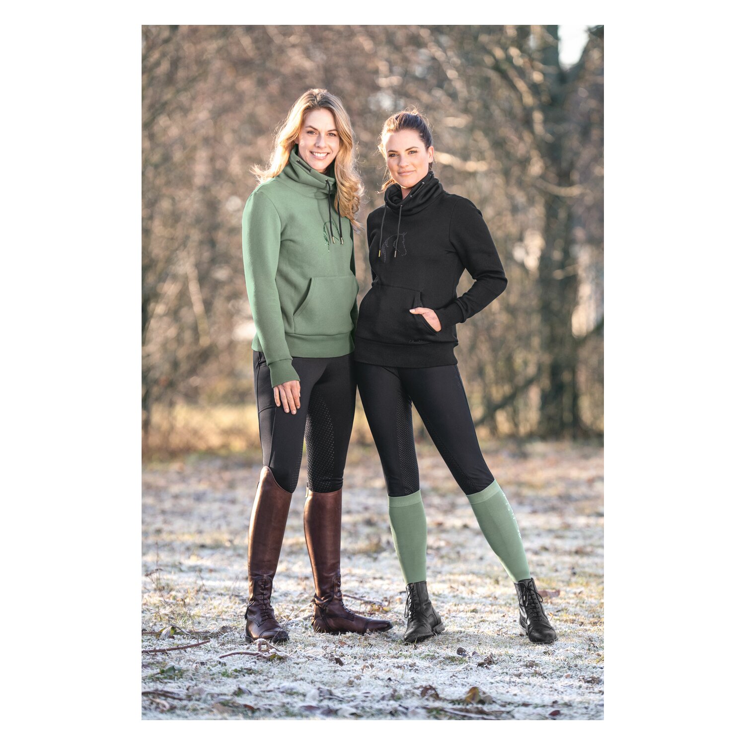Cheval de Luxe Grip-Vollbesatz-Reithose - black