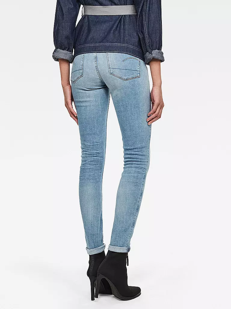 G-STAR RAW Jeans Skinny Fit 3301 hellblau