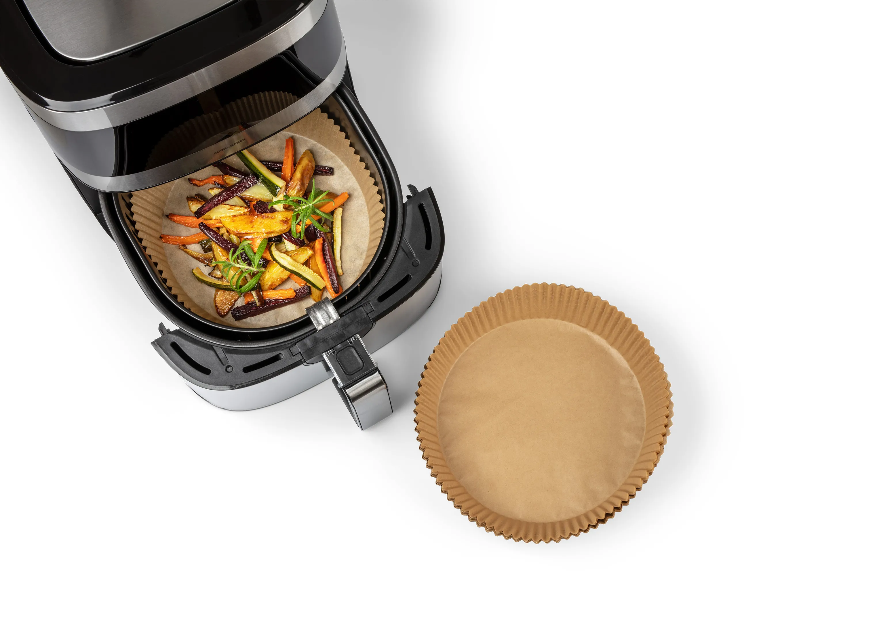 Cook & Baker Papir til Airfryer - 50 stk.