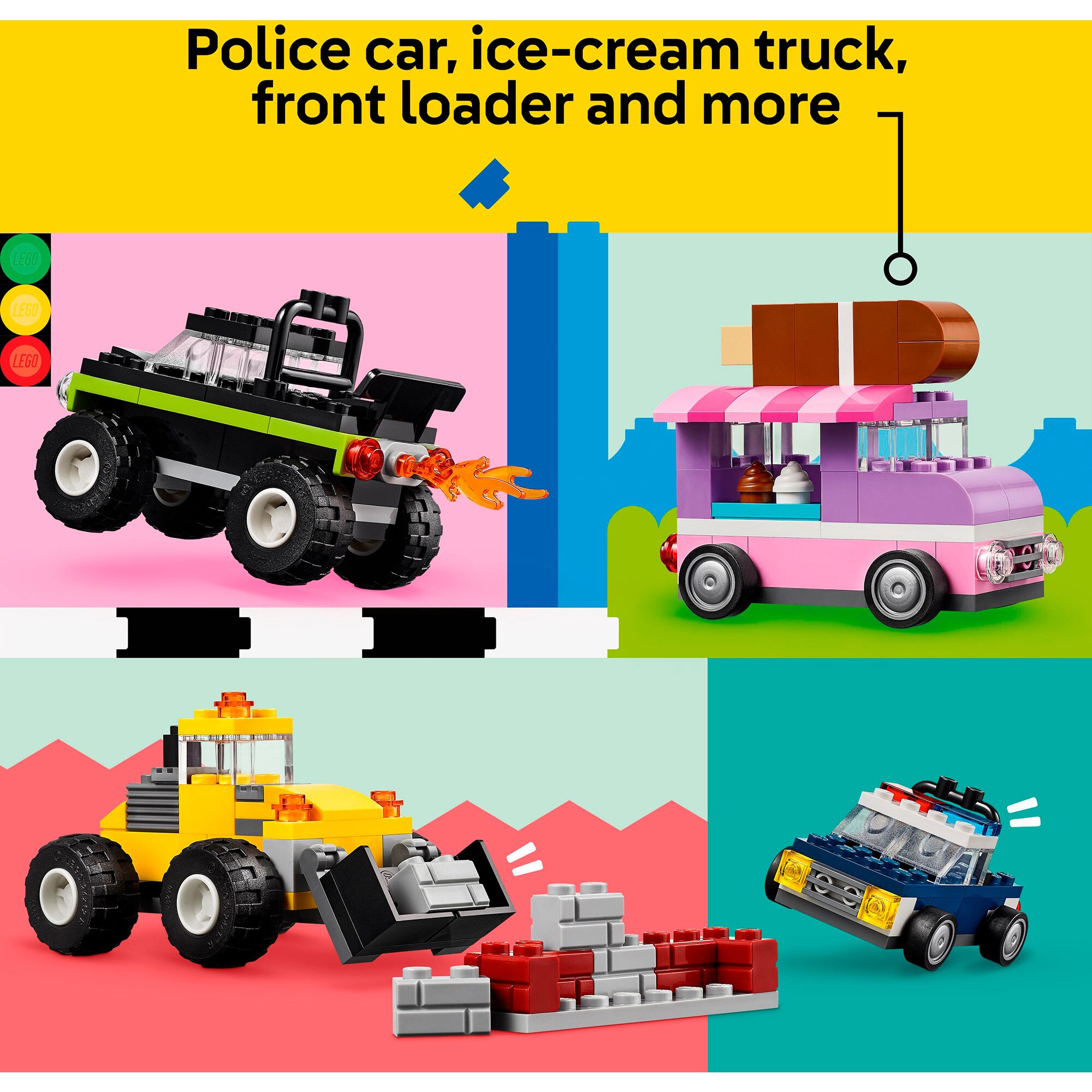 LEGO Konstruktionsspielzeug Classic Kreative Fahrzeuge
