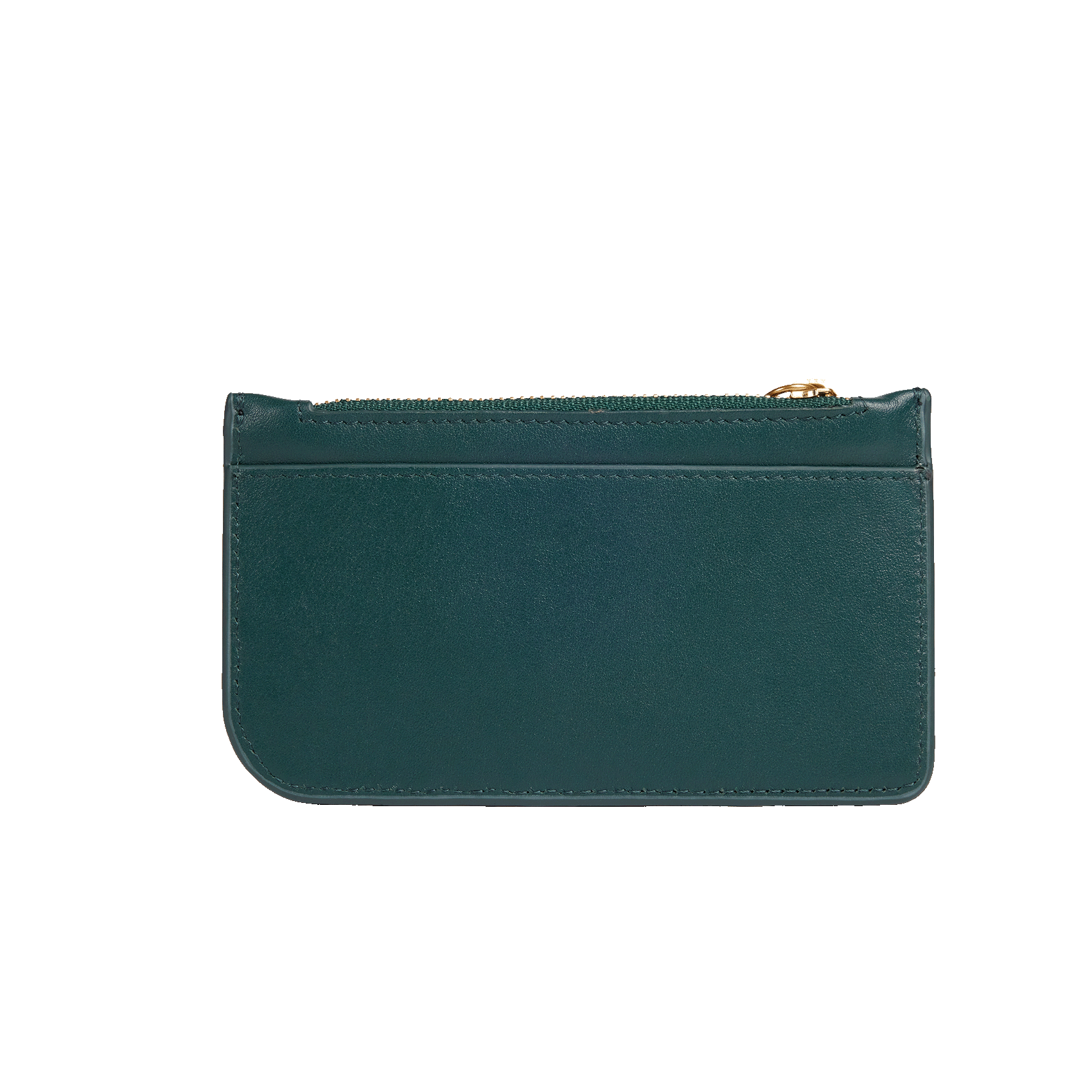ALIX - Porte-cartes zippé en cuir | Vert