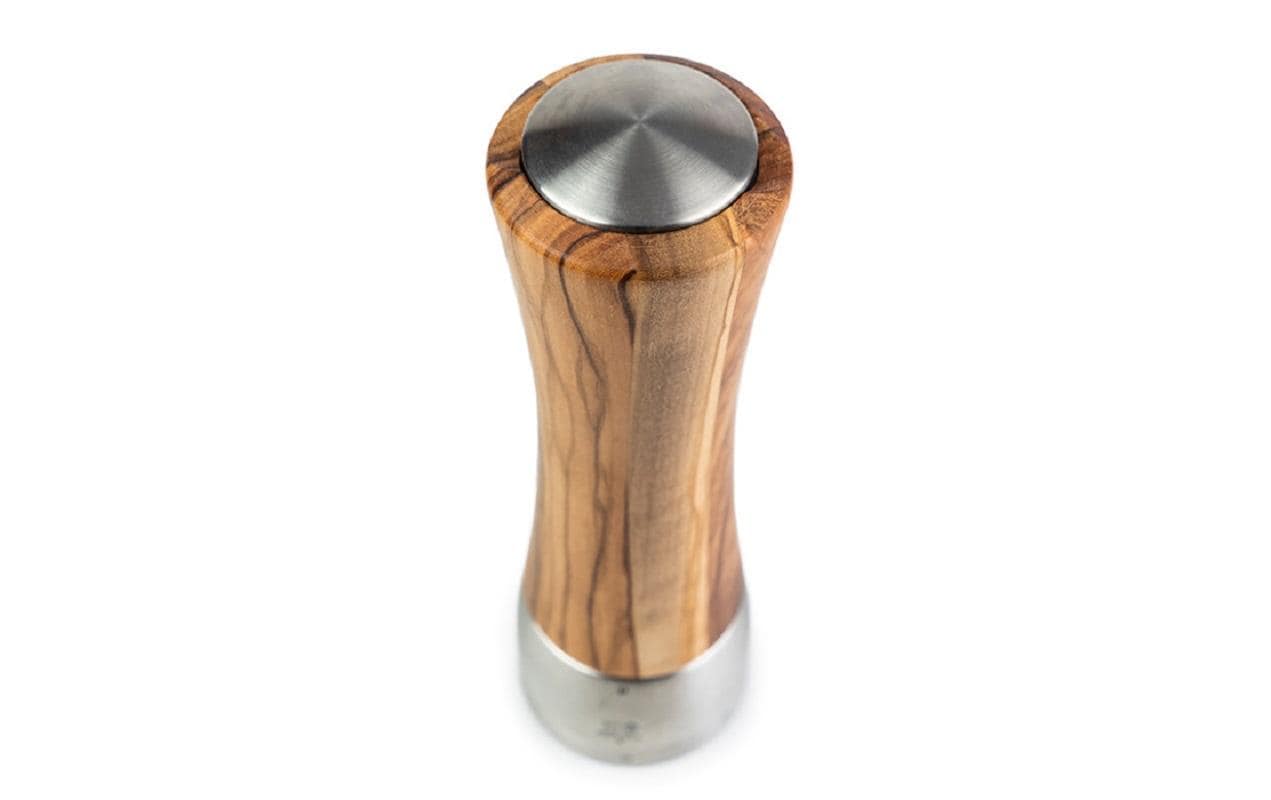 Salzmühle Madras 16 cm, OlivenholzManuelle Salzmühle