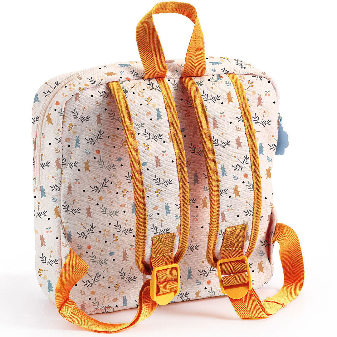 Djeco rugzak en poppendraagzak pomea