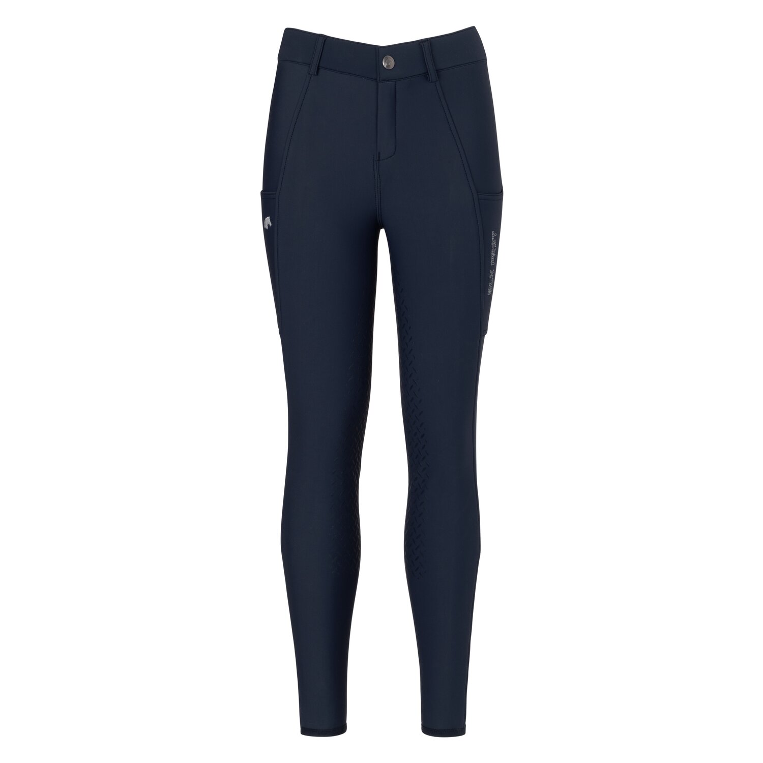 black forest kids Vollbesatz-Reithose Softshell Grip - navy