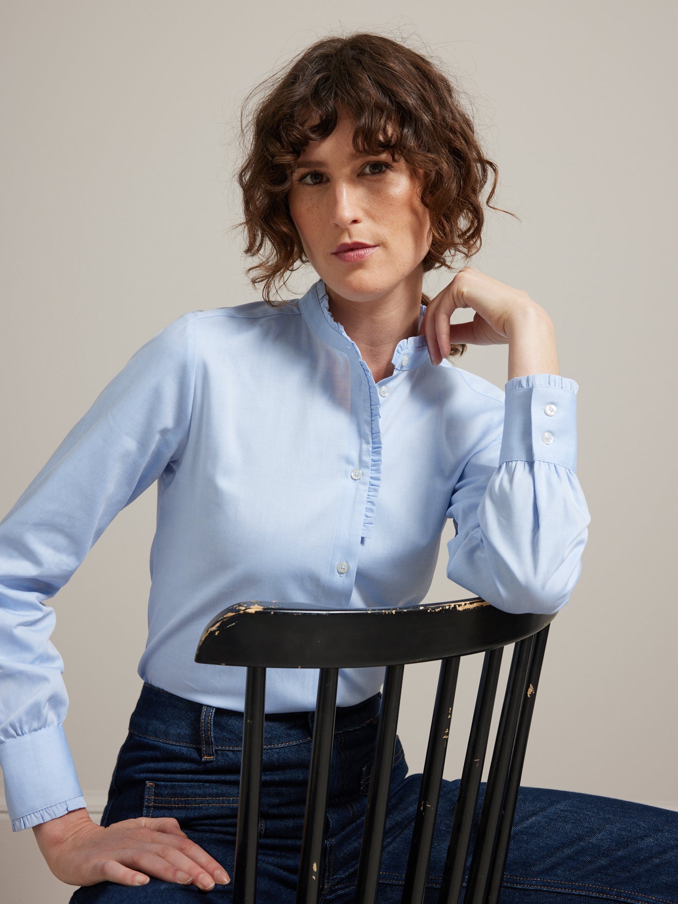 Chemise tissu Oxford femme Emilie - Coton biologique