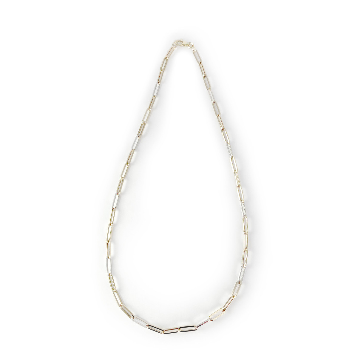 Collier d'occasion 2 ors 375 maille cheval 55 cm