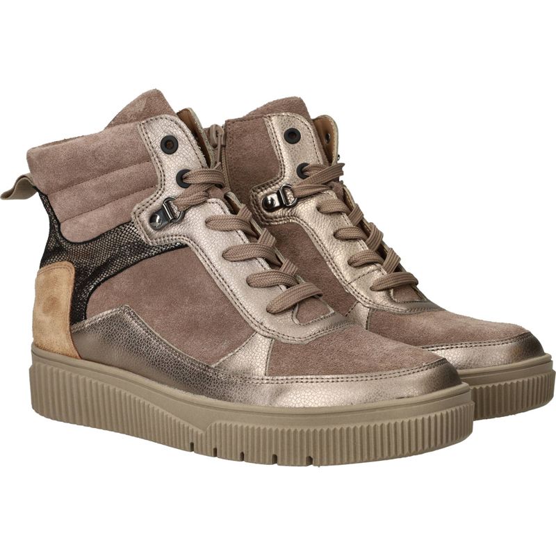 Waldlaufer Sansa Veterboots Beige Dames