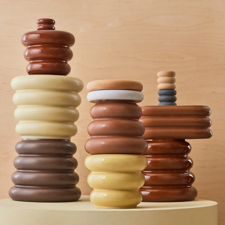 OYOY - Savi Kerzenhalter Ø 17 cm, nutmeg