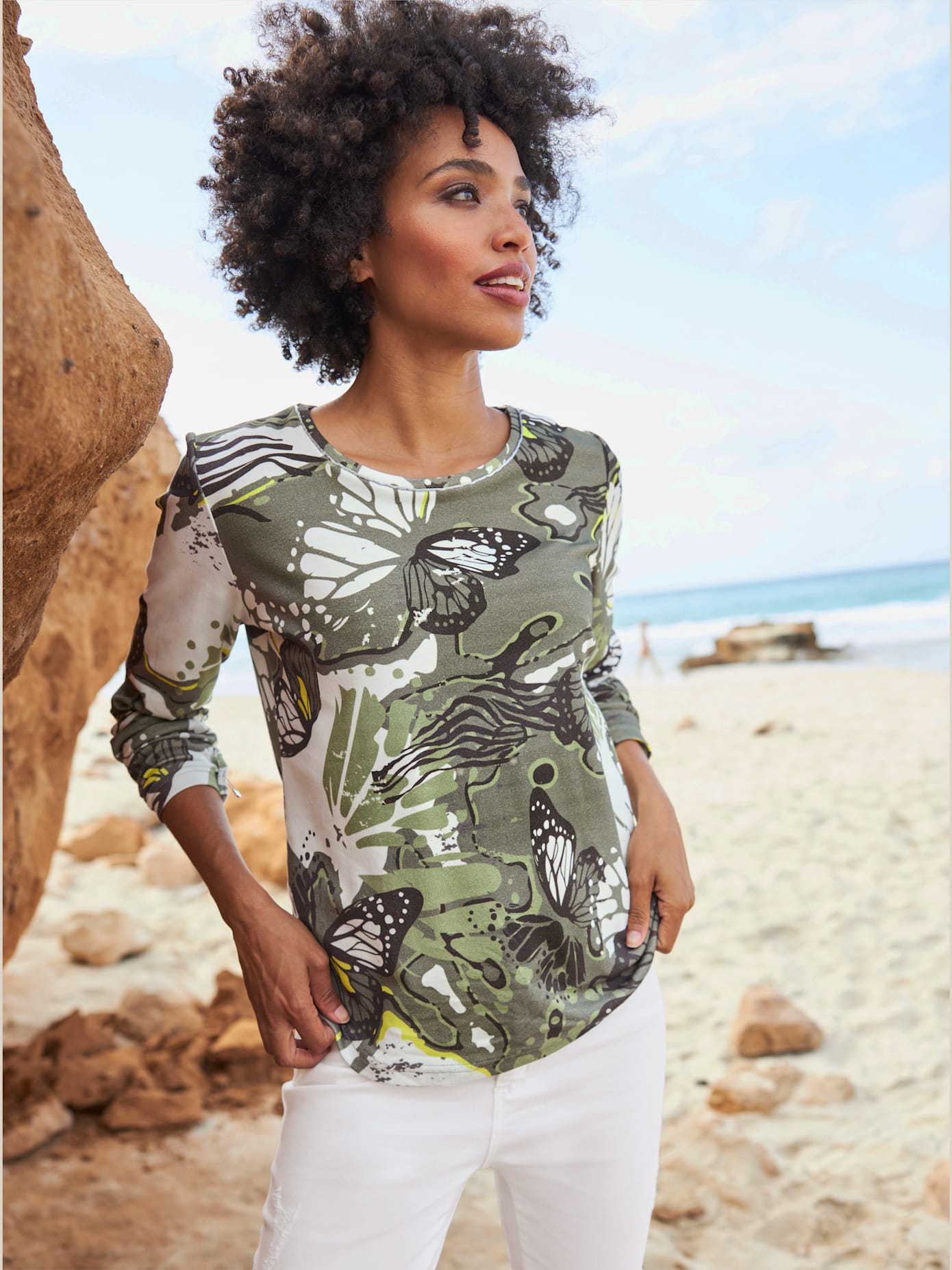 T-shirt imprimé pur coton