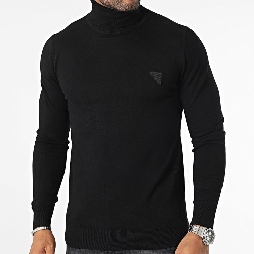 Pull Col Roulé Chicago MMSW01363 Noir