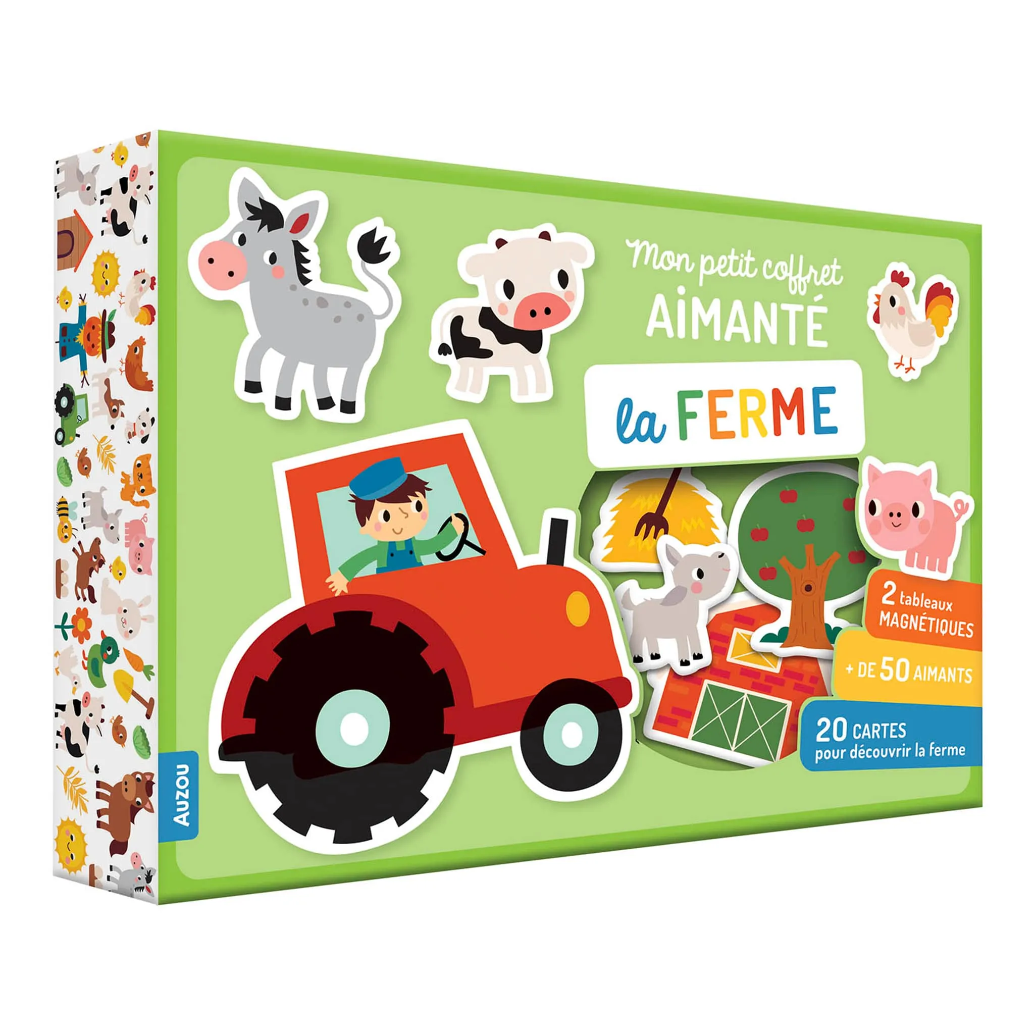 Auzou La Ferme Mon Petit Coffret Aimanté