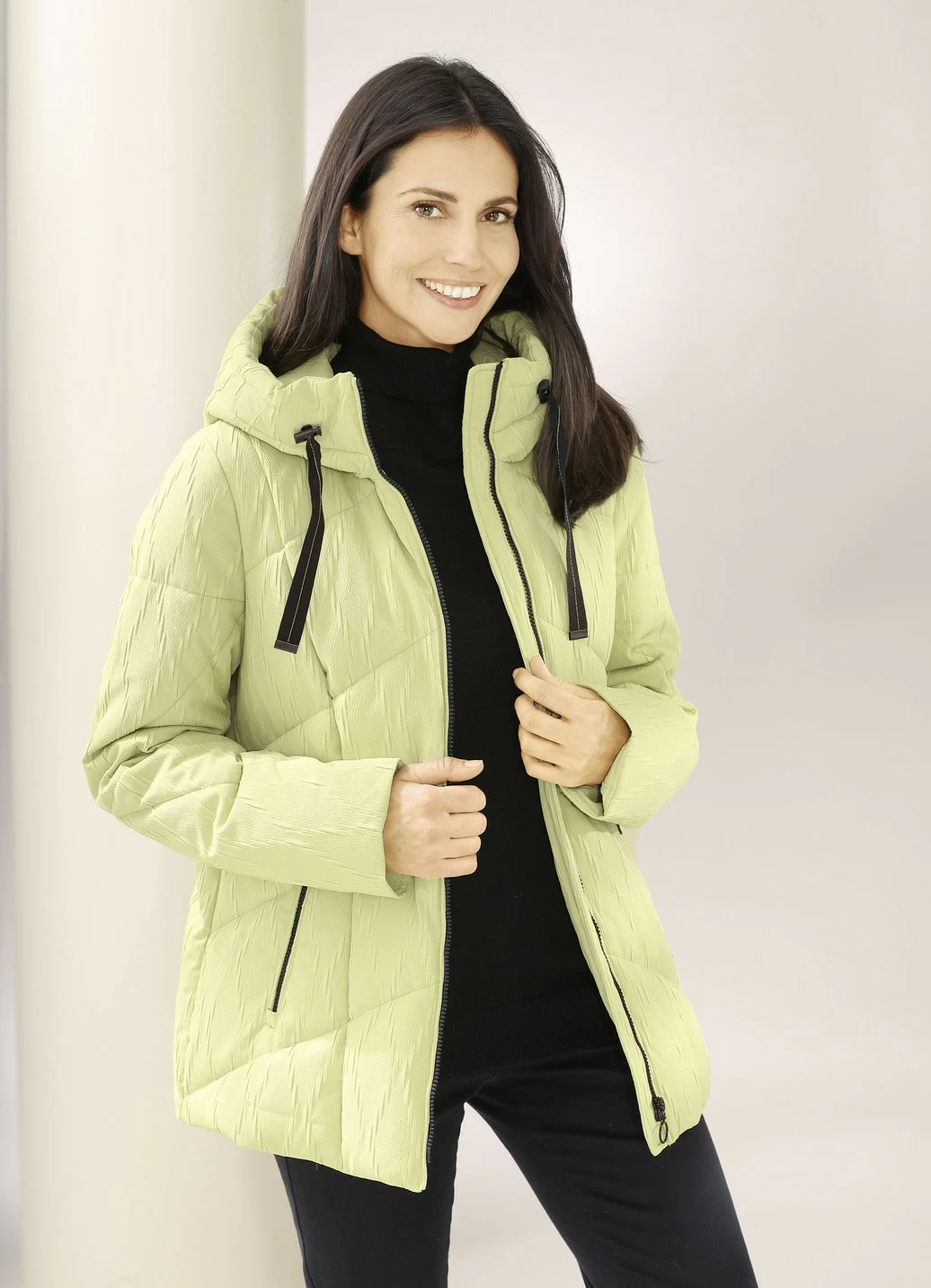 Jacke mit Reißverschlussleiste