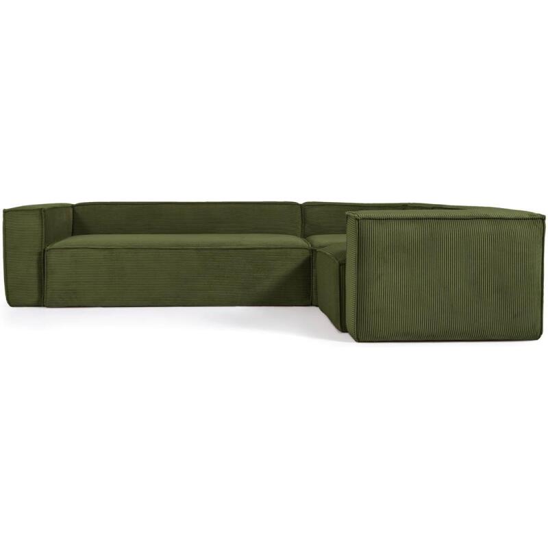 Canapé d’angle Blok 4 places vert 320 x 230 cm