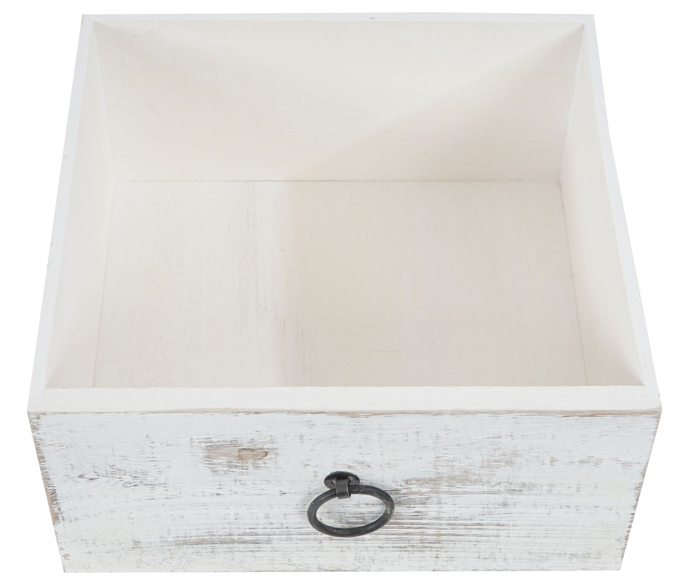 Kommode Ambato, Schubladenkommode Schrank, 4 Schubladen 70x33x26cm Shabby-Look Vintage ~ weiß