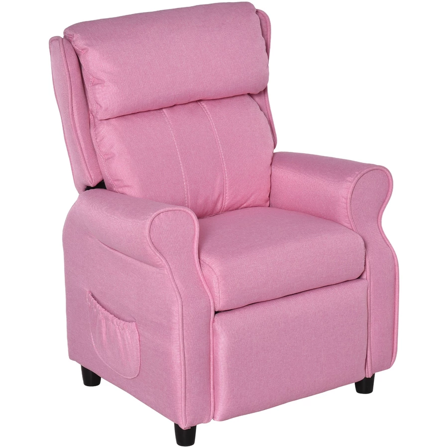 HOMCOM Kindersessel mit Liegefunktion rosa