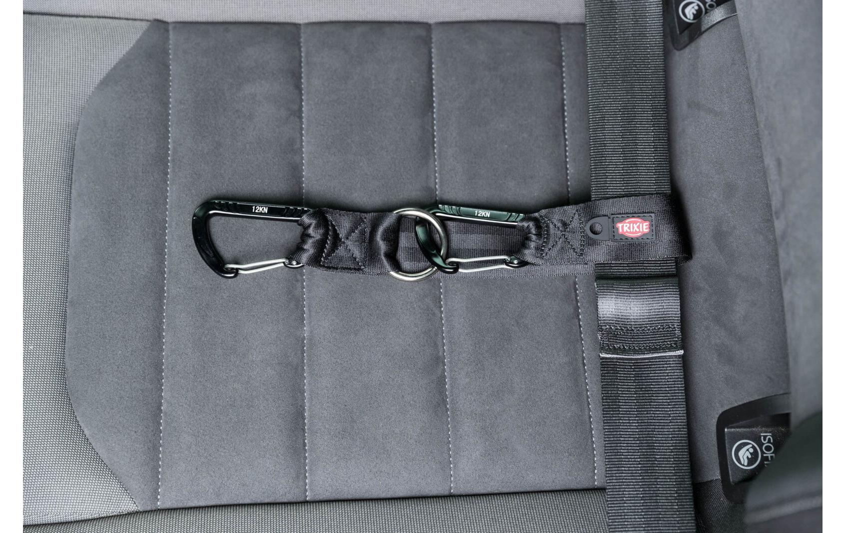 Universal-Anschnallschlaufe XS-S, 30 cm / 25 mm, SchwarzSchlaufe zum Anschnallen des Hundes im Auto