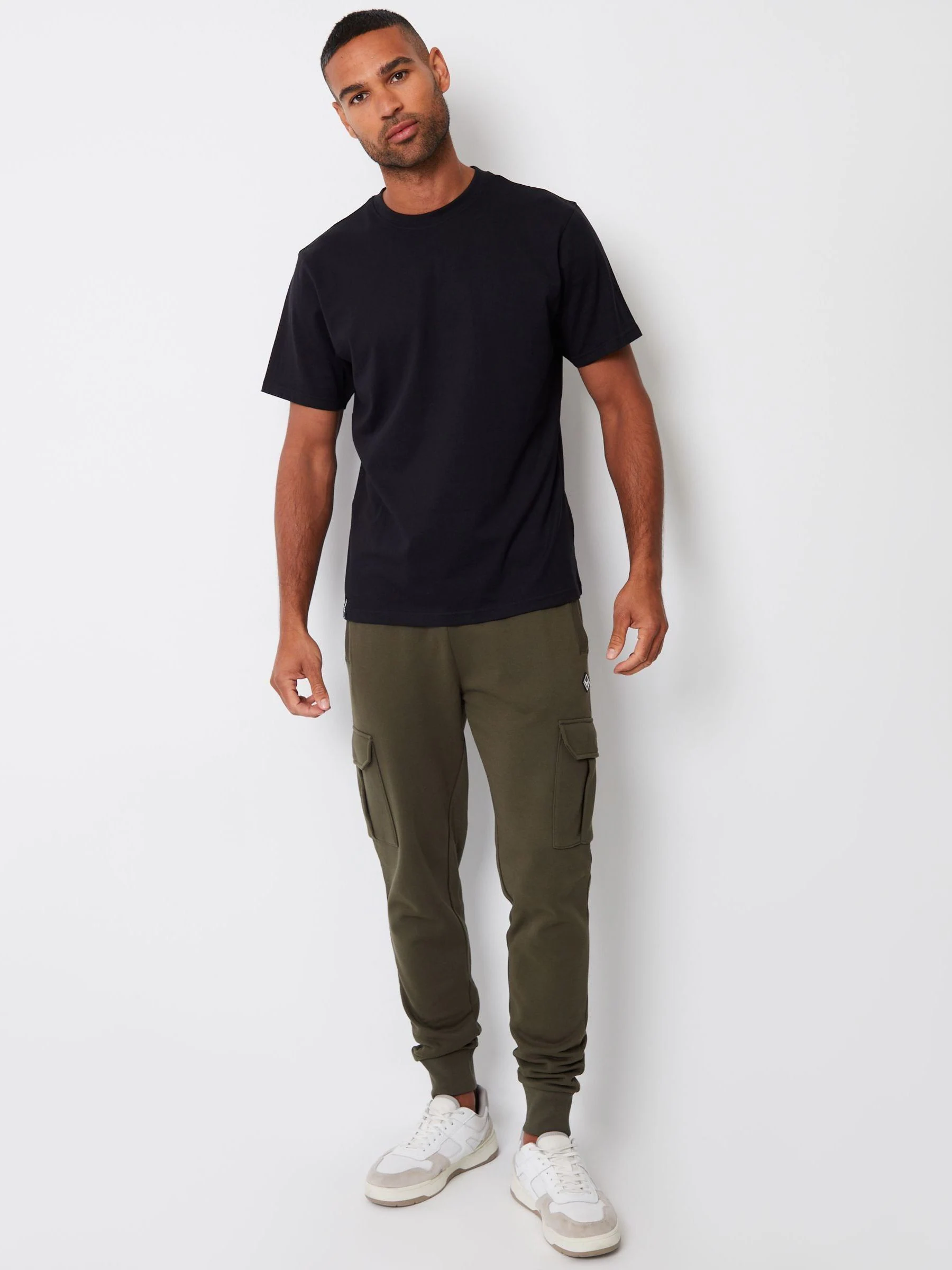 Groen - Threadbare joggingbroek in cargostijl