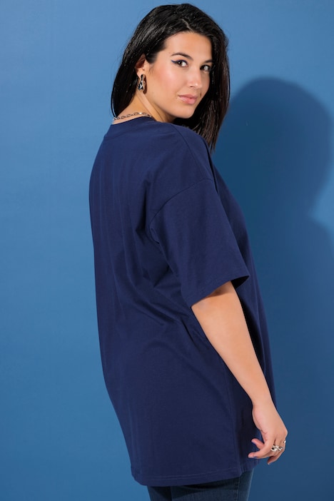 T-Shirt, oversized, Rücken Print