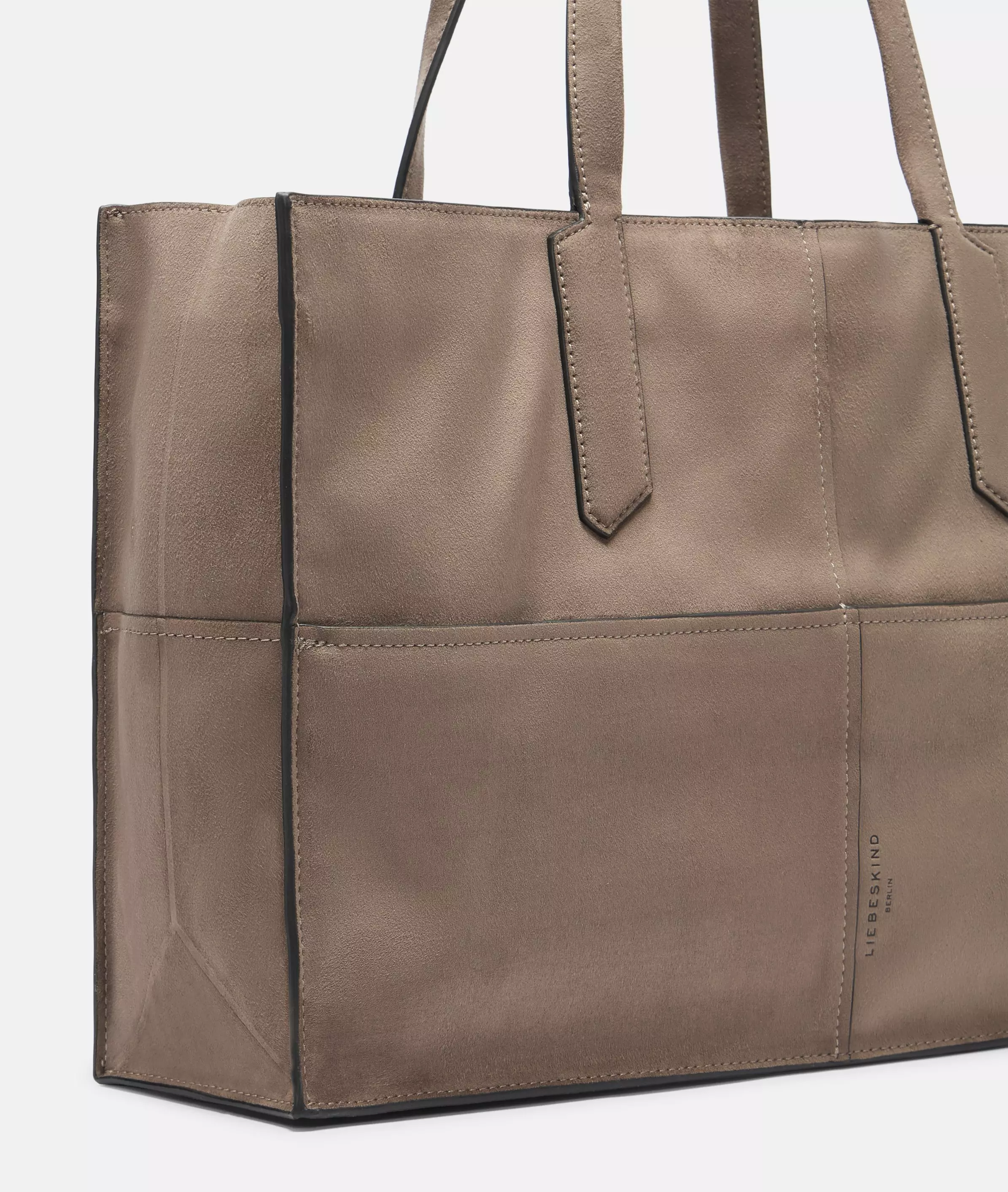 Amy Shopper L Large faux leather shopper