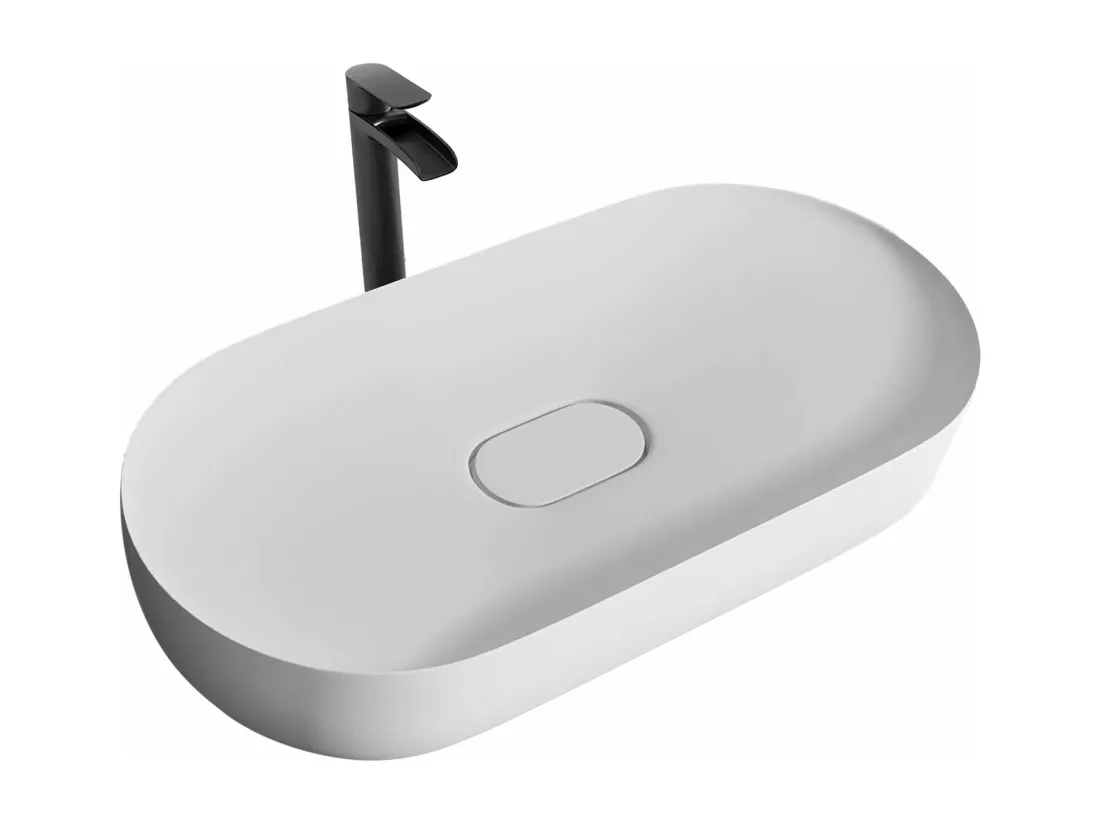Vasque En Conglomérat Rea Iris 71 White