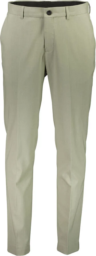 Lindbergh Plain mens suit Dusty olive