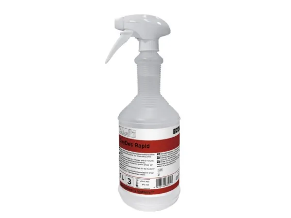 Desinfektion OxyDes Rapid Surt Fødevaregodkendt Klar-til-Brug 1 ltr,12 fl x 1 ltr/krt