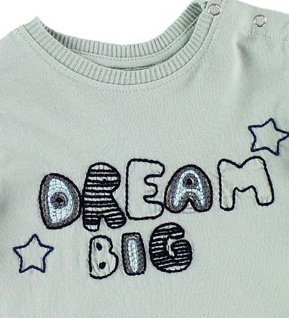 Noa Noa miniature T-shirt - Støvet Bl?