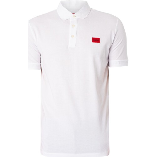 BOSS - Dereso232 Polo Ajustado Blanco