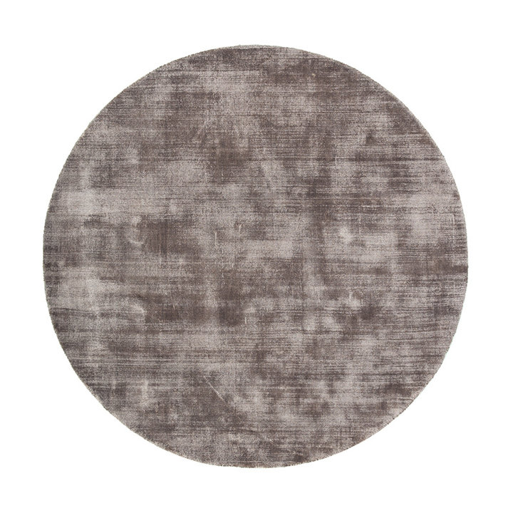 Rond viscose vloerkleed - Pearl Grijs | Een ware aanwinst!