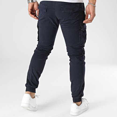 Pantalon Cargo Bleu Marine