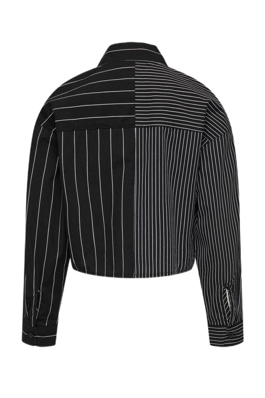 ONLY gestreepte blouse KOGGABY zwart/wit
