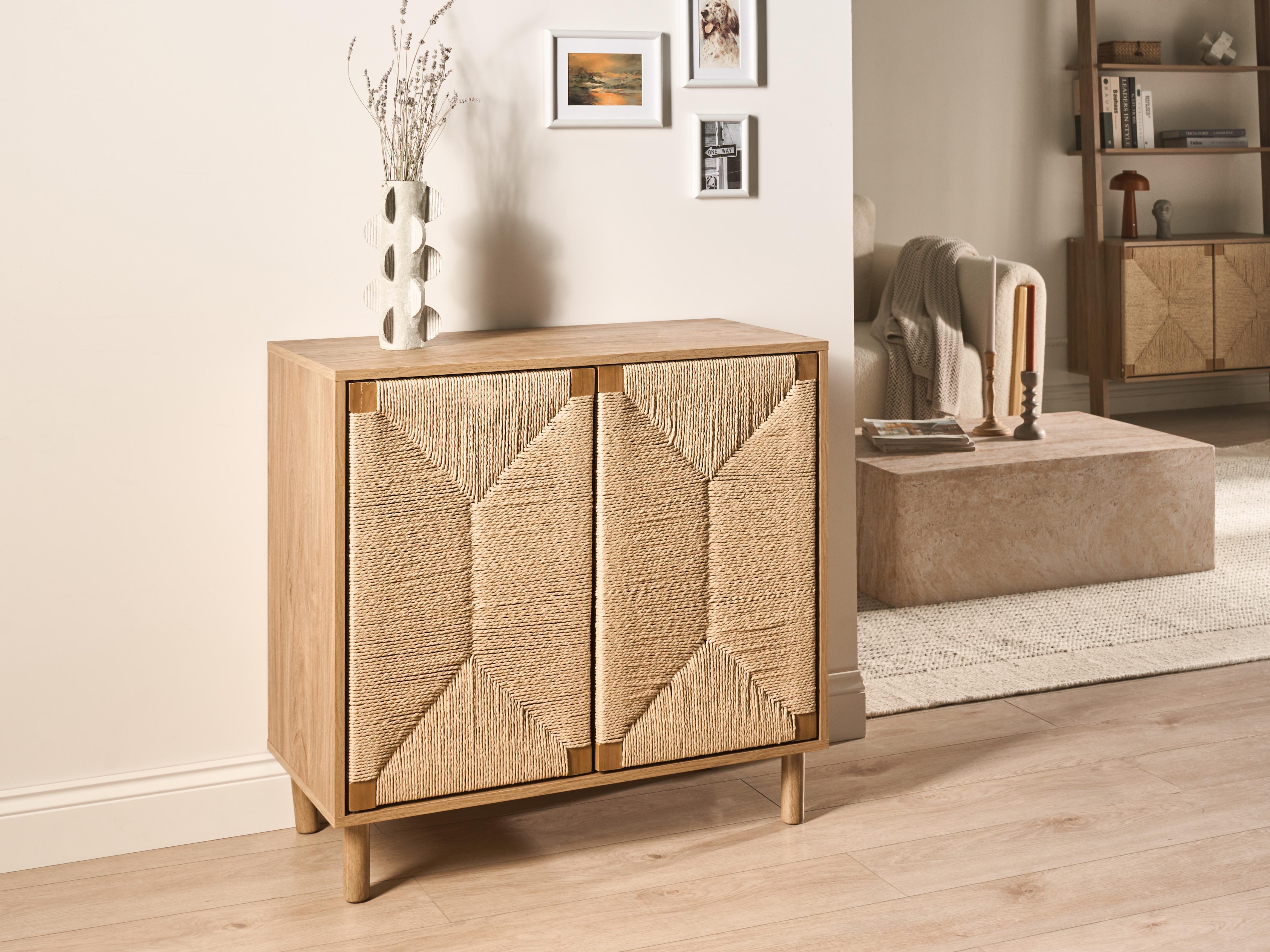 Dressoir met 2 deuren BONDI Lichtbruin