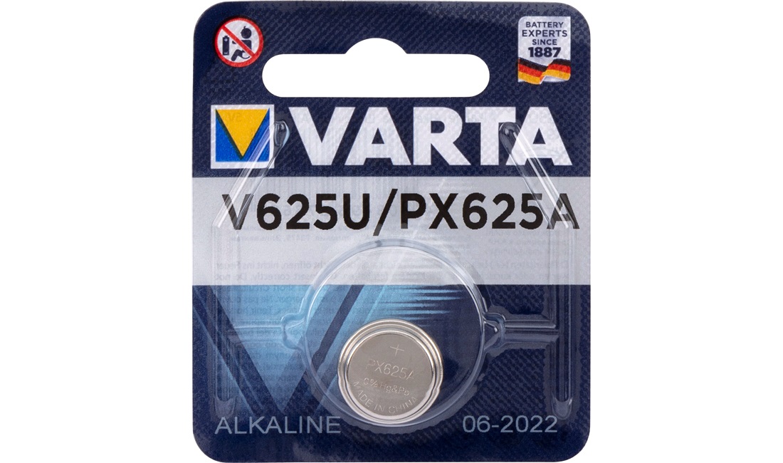 LR9,V625U,EXP625 1,5V 190mAh 15,6*5,95mm