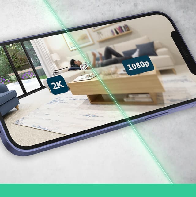 Arlo Essential 2K Indendørs sikkerhedskamera (2-pakke)