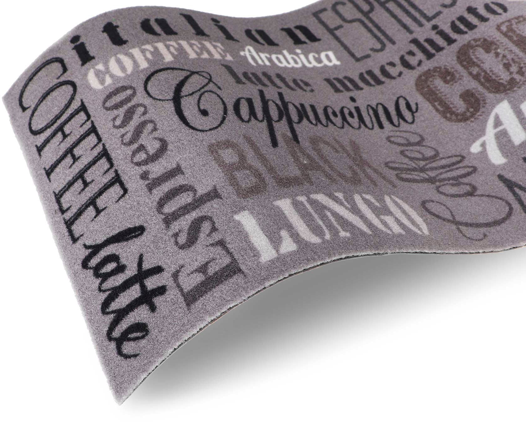 Primaflor-Ideen in Textil Küchenläufer »COFFEE, Made in Belgium« rechteckig 6,5 mm Höhe mit Schriftzug, Grösse 50x150 cm, rutschhemmend, waschbar, Küche