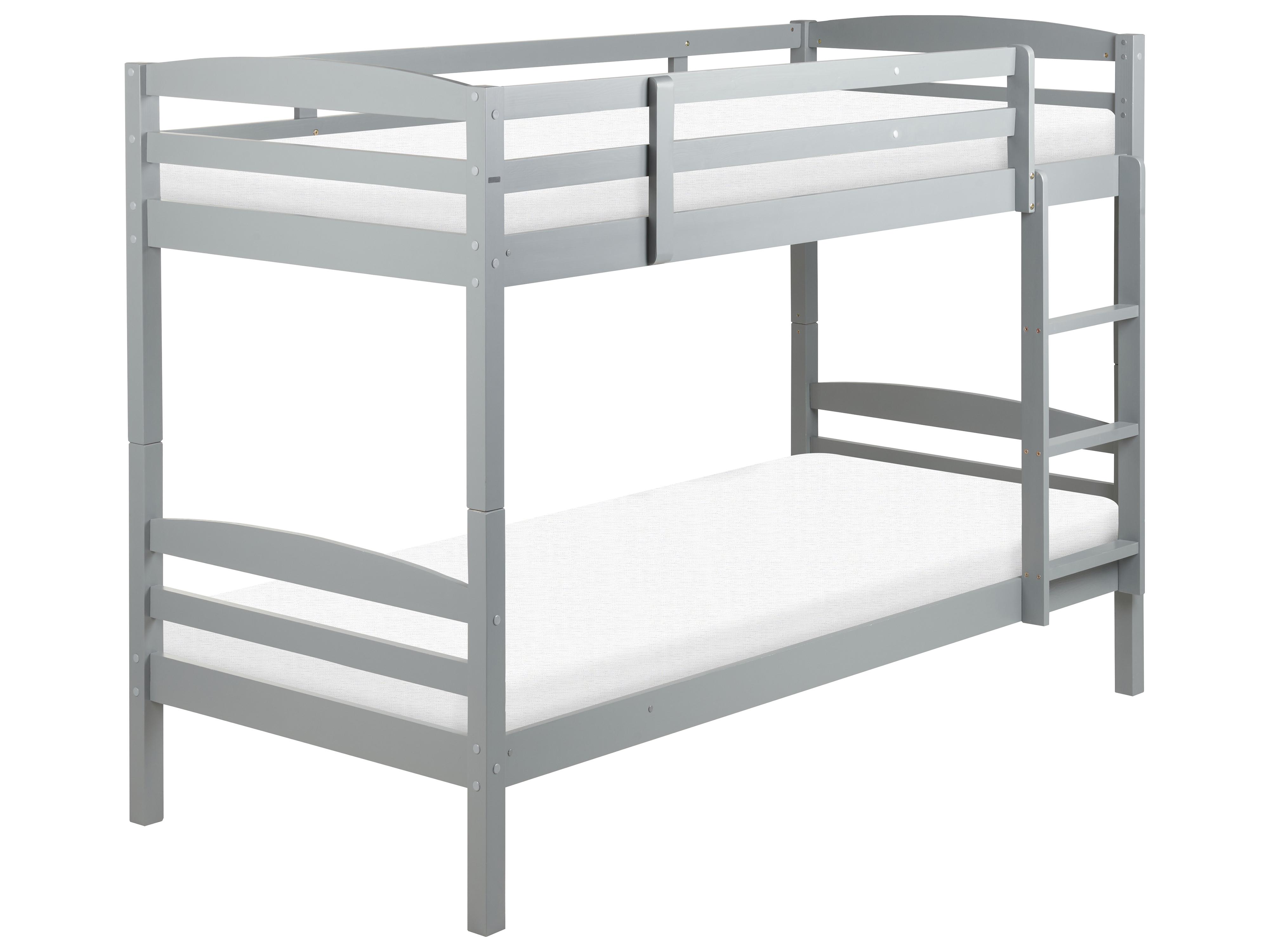 Hoogslaper Dennenhout REGAT 90 x 200 cm Grijs
