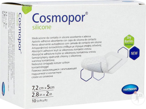 Hartmann Cosmopor Silicone 7,2x5cm Pièces 10