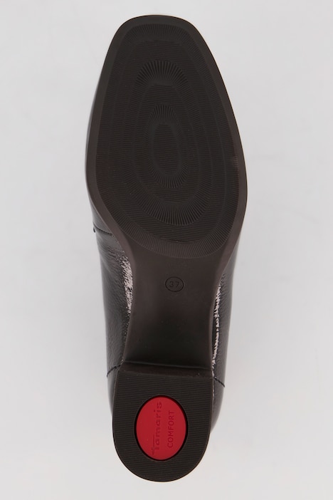 Leder-Pumps, Jana Shoes, Zierspange, Weite H