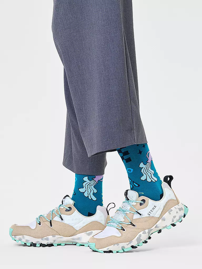 HAPPY SOCKS Damen Socken 36-40 WASSERMANN turquoise petrol