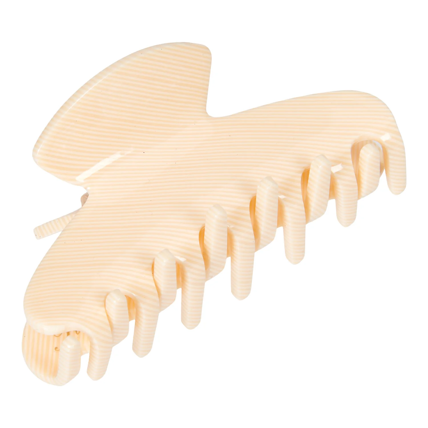 Pico  Carver hårklemme - Ivory Stripe