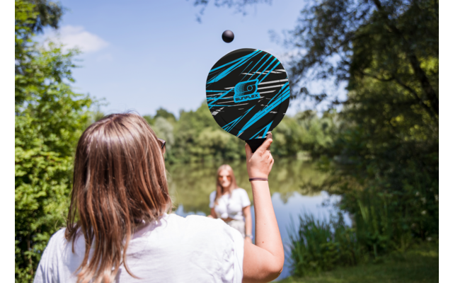 sunflex sport Beachball Set Action Pro mit 2 Schlägern und 2 Bällen