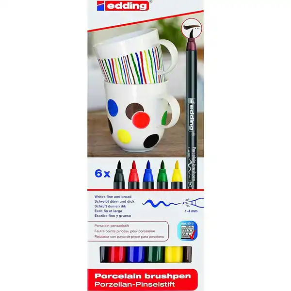 Porzellanpinselstift 4200, 1 - 4mm, sortiert