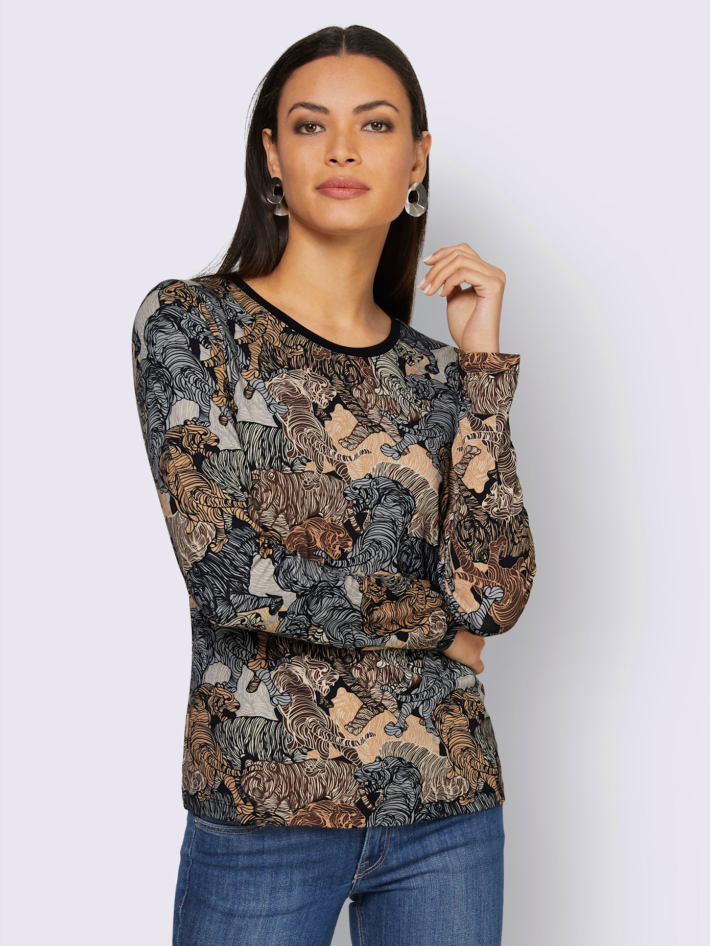 T-shirt à manches longues viscose