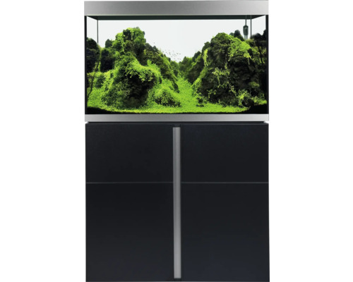 Aquariumcombinatie Fluval Siena 272 met LED-verlichting, verwarming, buitenfilter en kast, 272 l, zwart, 90 x 55 x 128 cm