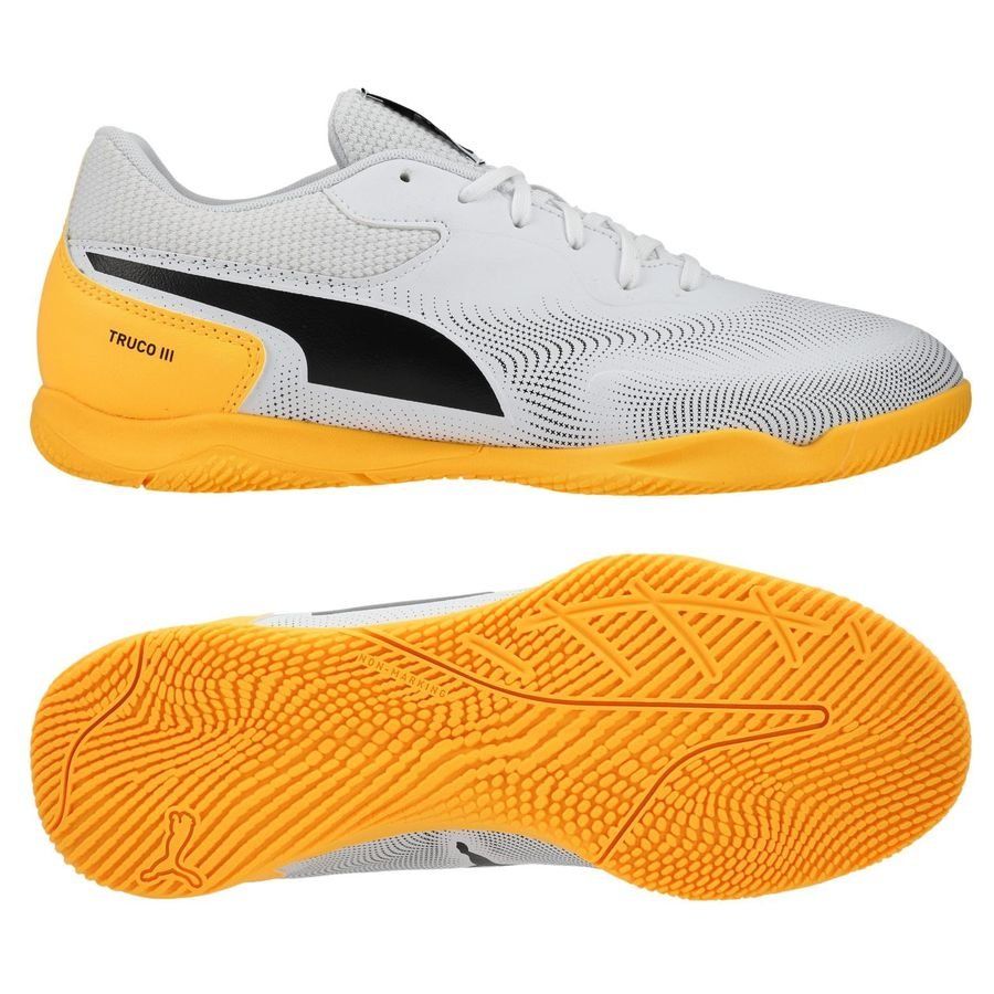 PUMA Truco III IT - Blanc/Noir/Jaune