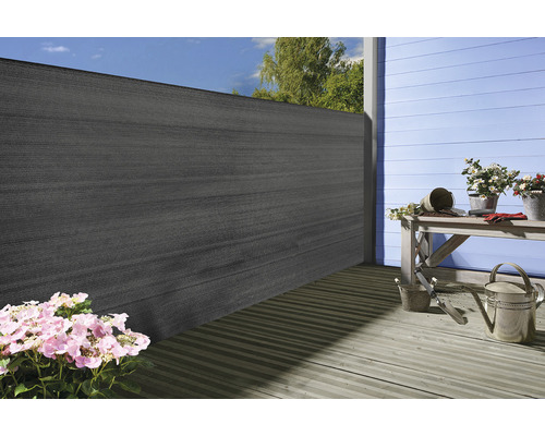 Konsta privacyschermmat, HDPE-weefsel 180 g/m², 5 x 1,0 m, antraciet
